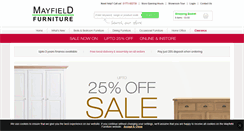 Desktop Screenshot of mayfieldfurniture.co.uk